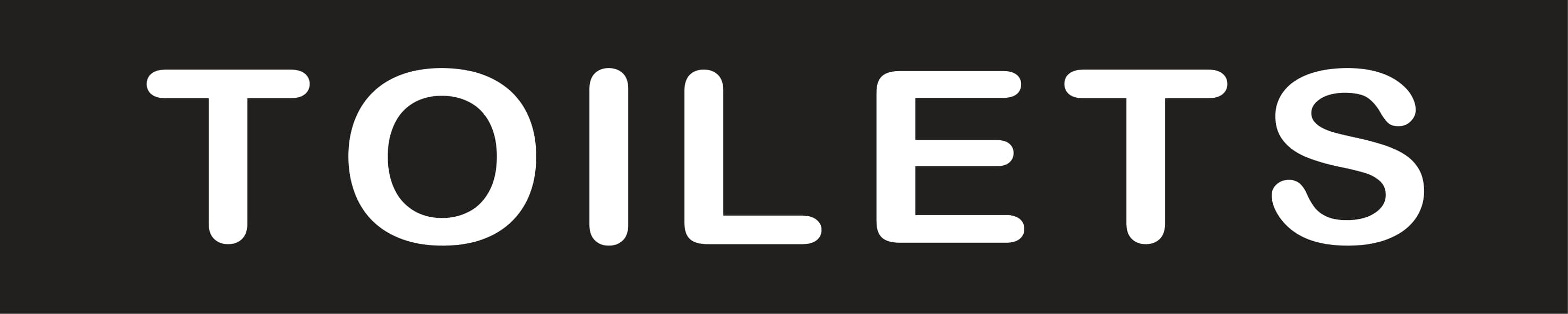 Toilets Sign