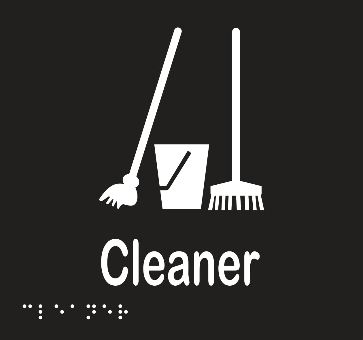 Cleaner Braille 160mmW x 150mmH