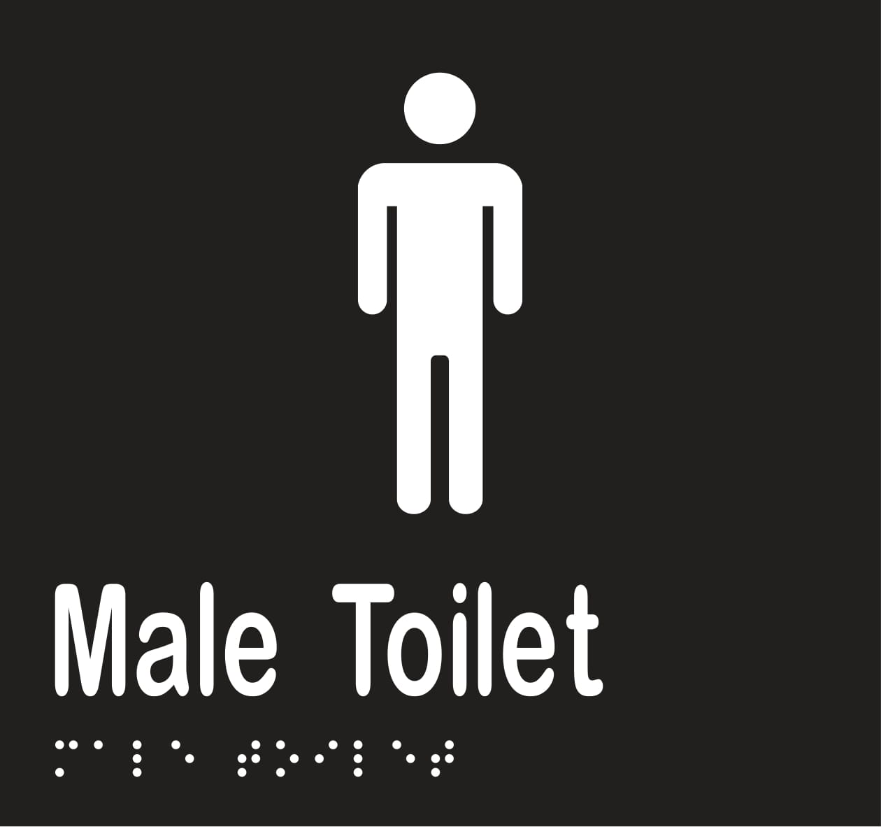 Male Toilet Braille