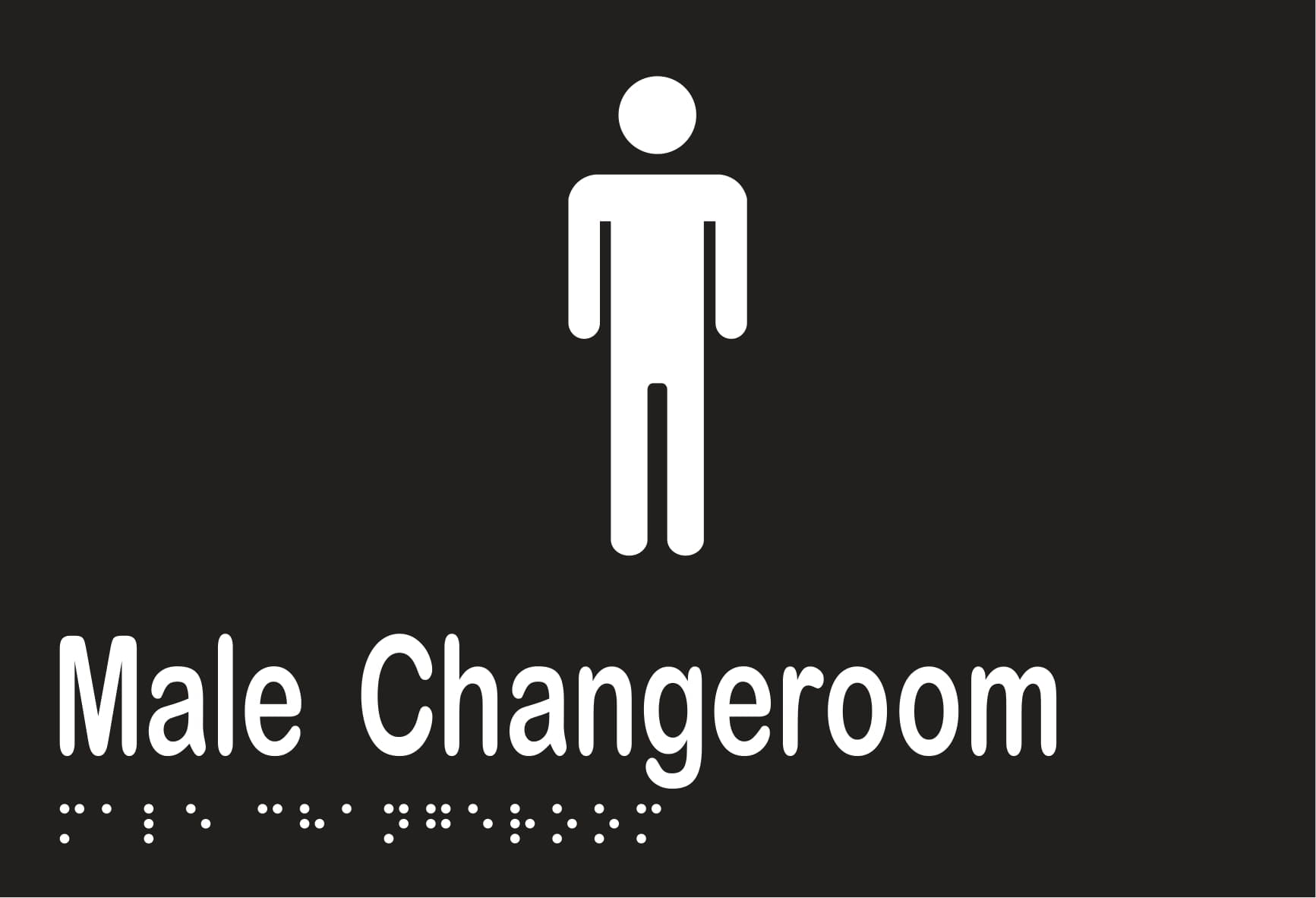 Male Changeroom Braille