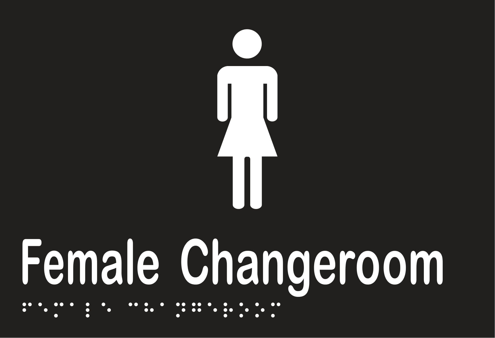 Female Changeroom Braille