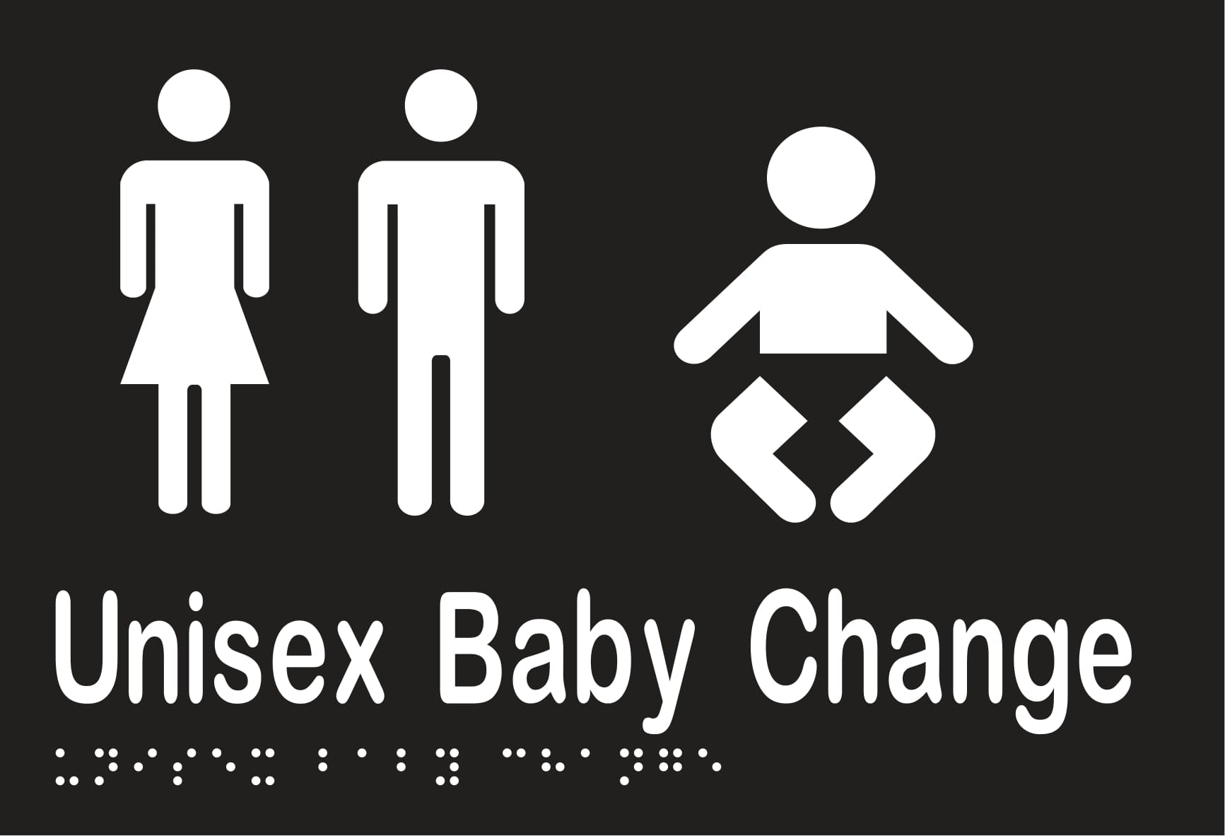 Unisex Baby Change Braille