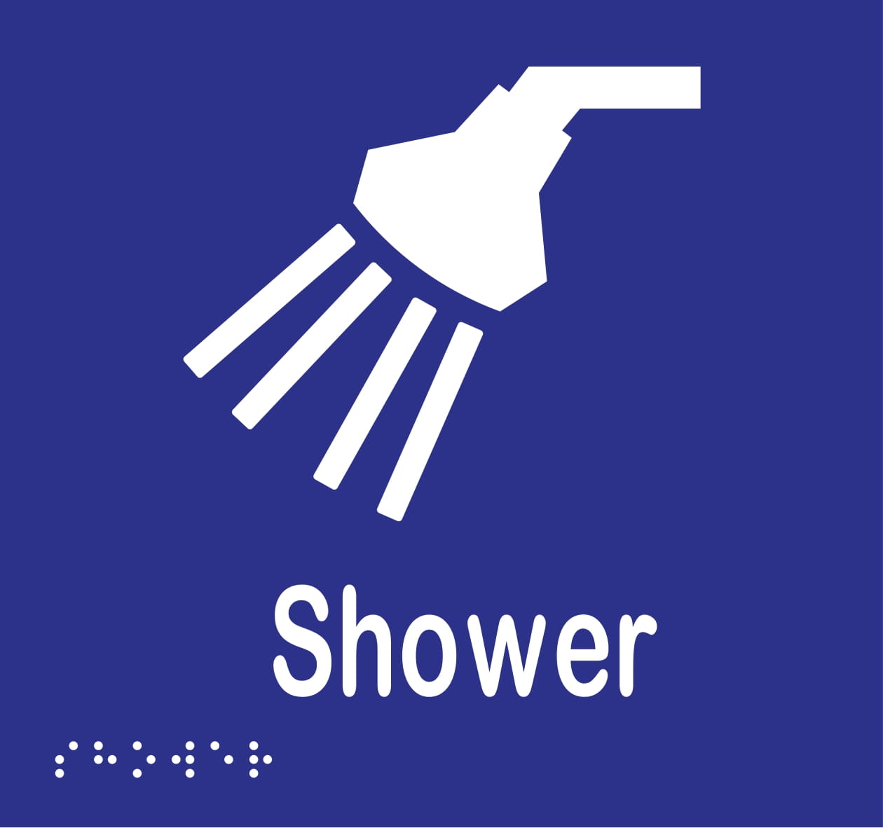 Shower Braille 160mmW x 150mmH