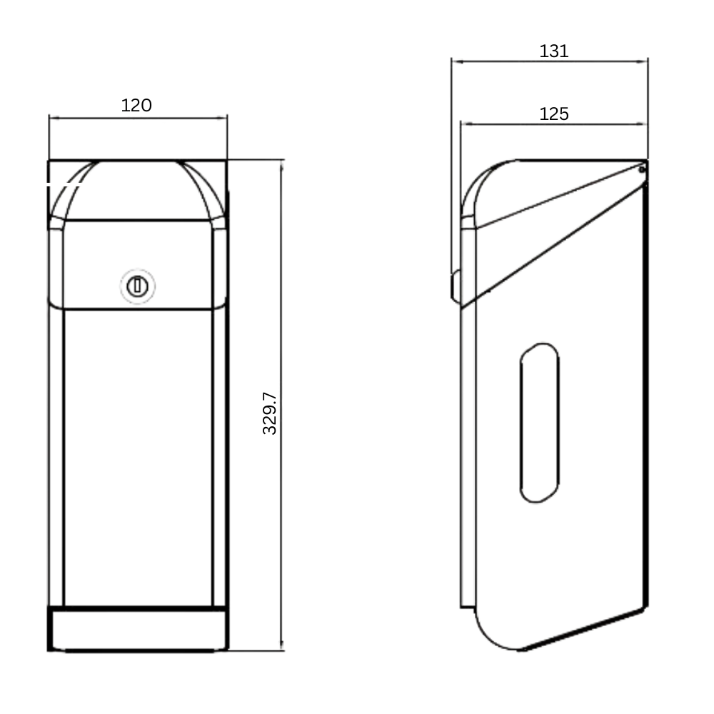 Triple Toilet Roll Dispenser