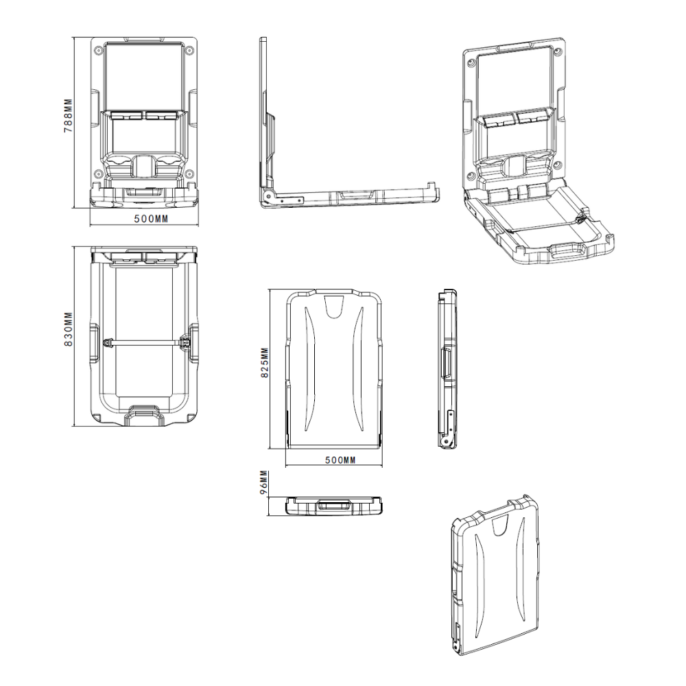 Vertical Baby Change Station