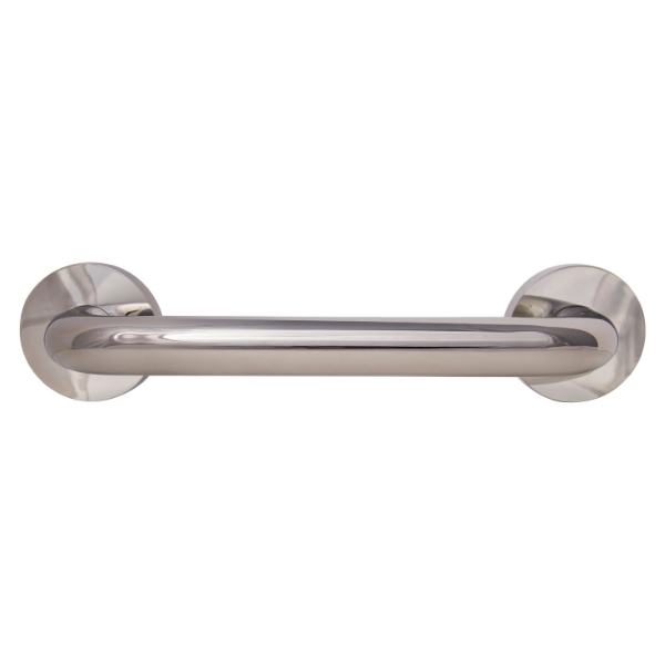 300mm Straight Grab Rail in Polished Stainless Steel