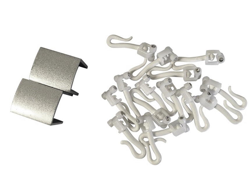 1600mm x 1600mm L Bend Shower Curtain Track System