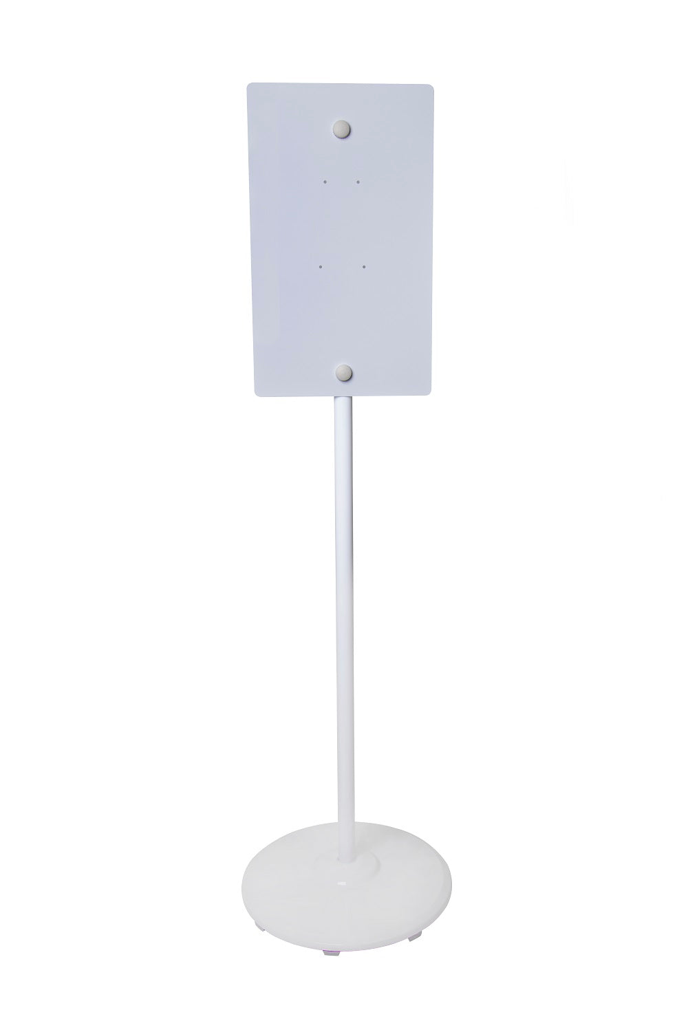 Hand Sanitiser Dispenser Stand in White