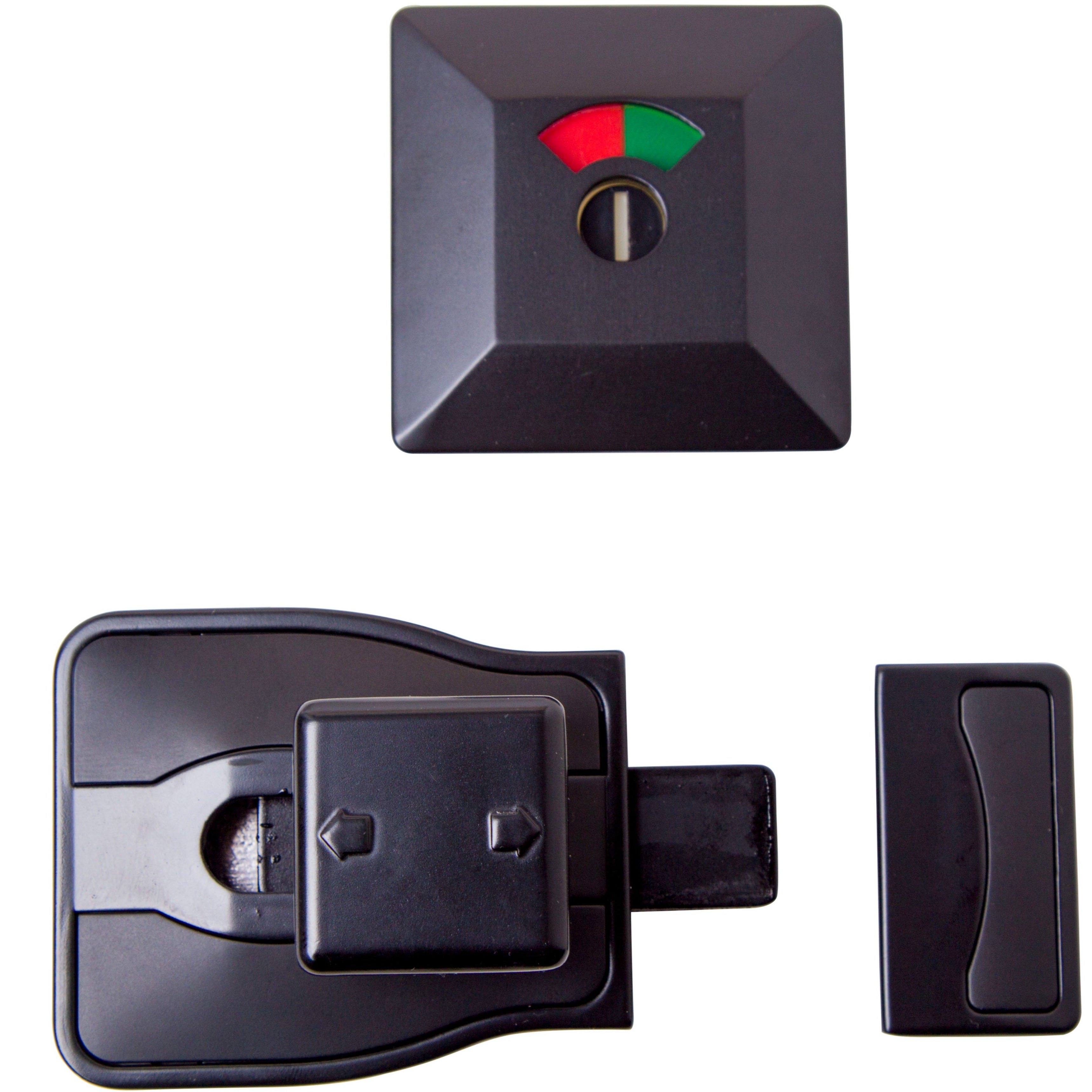Moda Lock & Emergency Release Indicator Set in Designer Black