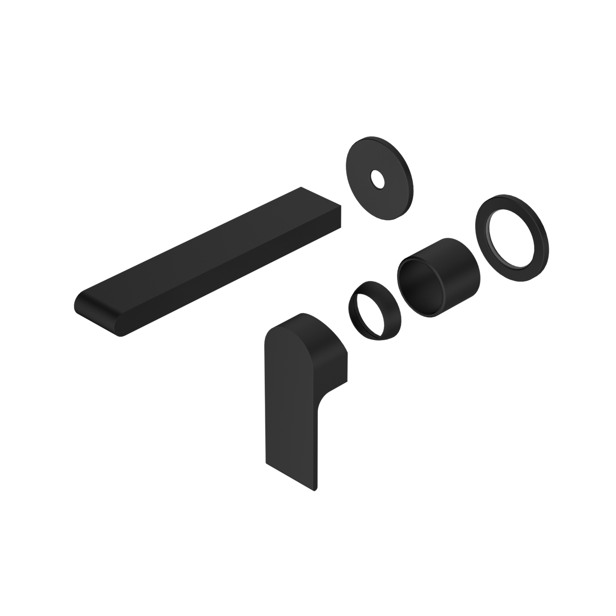 Bianca Wall Basin/bath Mixer Separate Back Plate 187mm Trim Kits Only