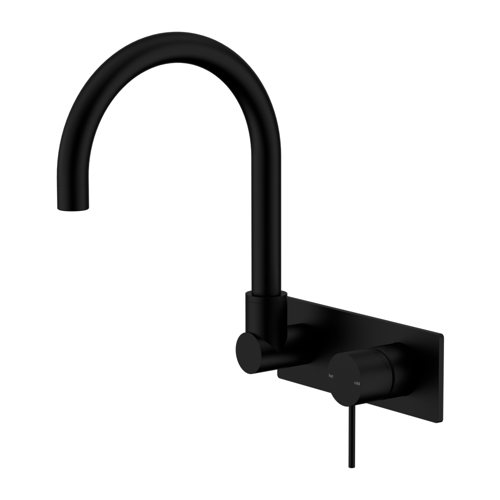 Mecca Wall Basin/bath Mixer Swivel Spout