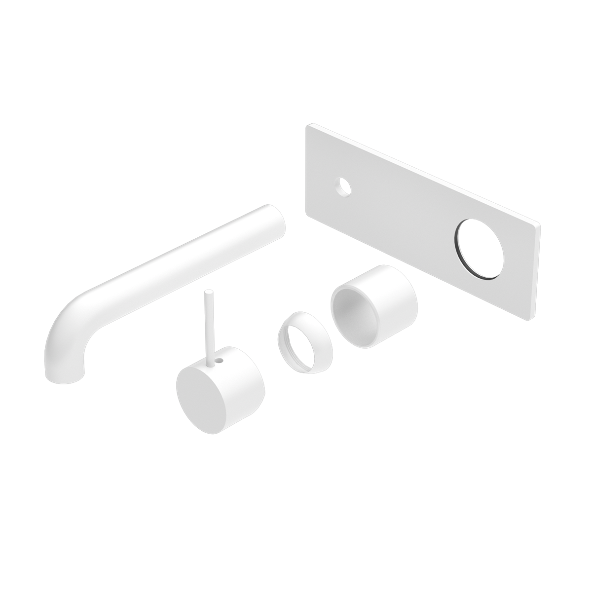 Mecca Wall Basin/bath Mixer Handle Up 185mm Trim Kits Only