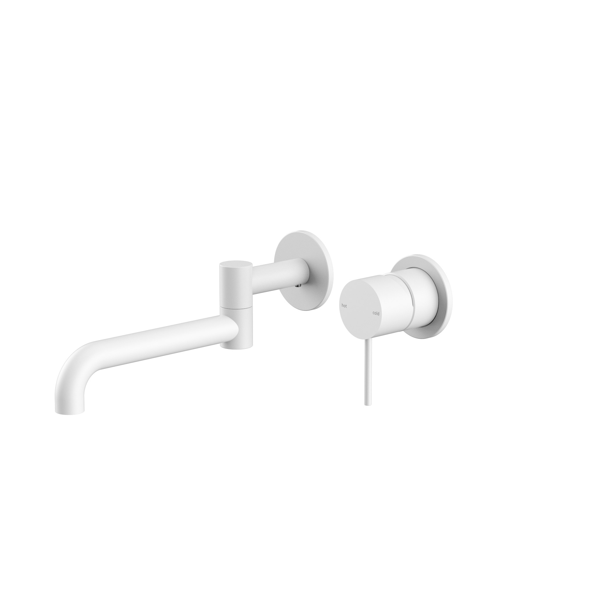 Mecca Wall Basin/bath Mixer Swivel Spout 225mm