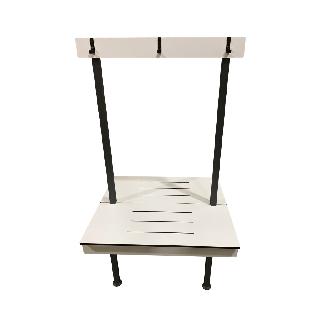 Adjustable Island Bench Seat Bracket in Designer Black