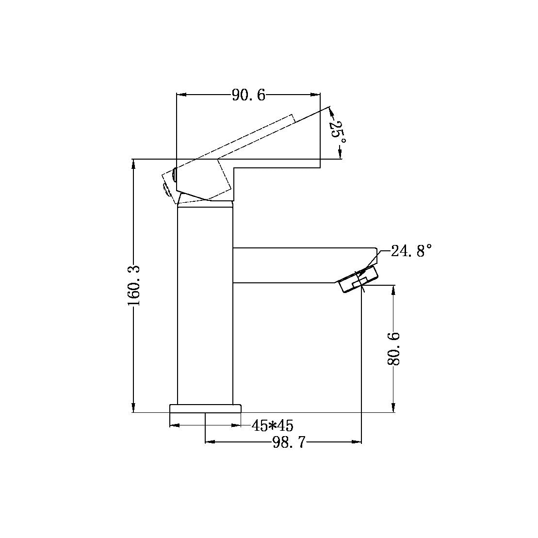 Pearl Basin Set Spout Only