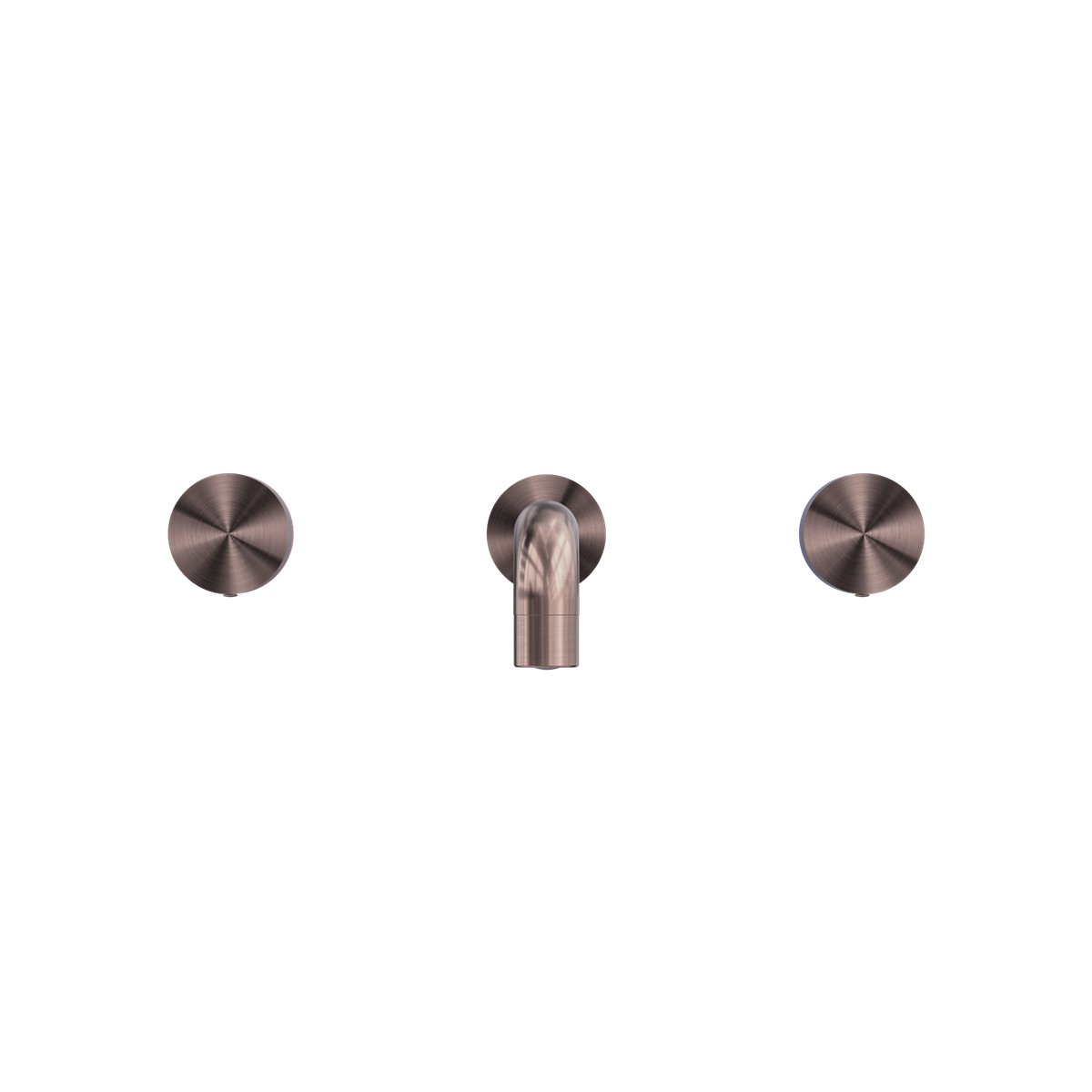 Kara Wall Basin Set Brushed Bronze