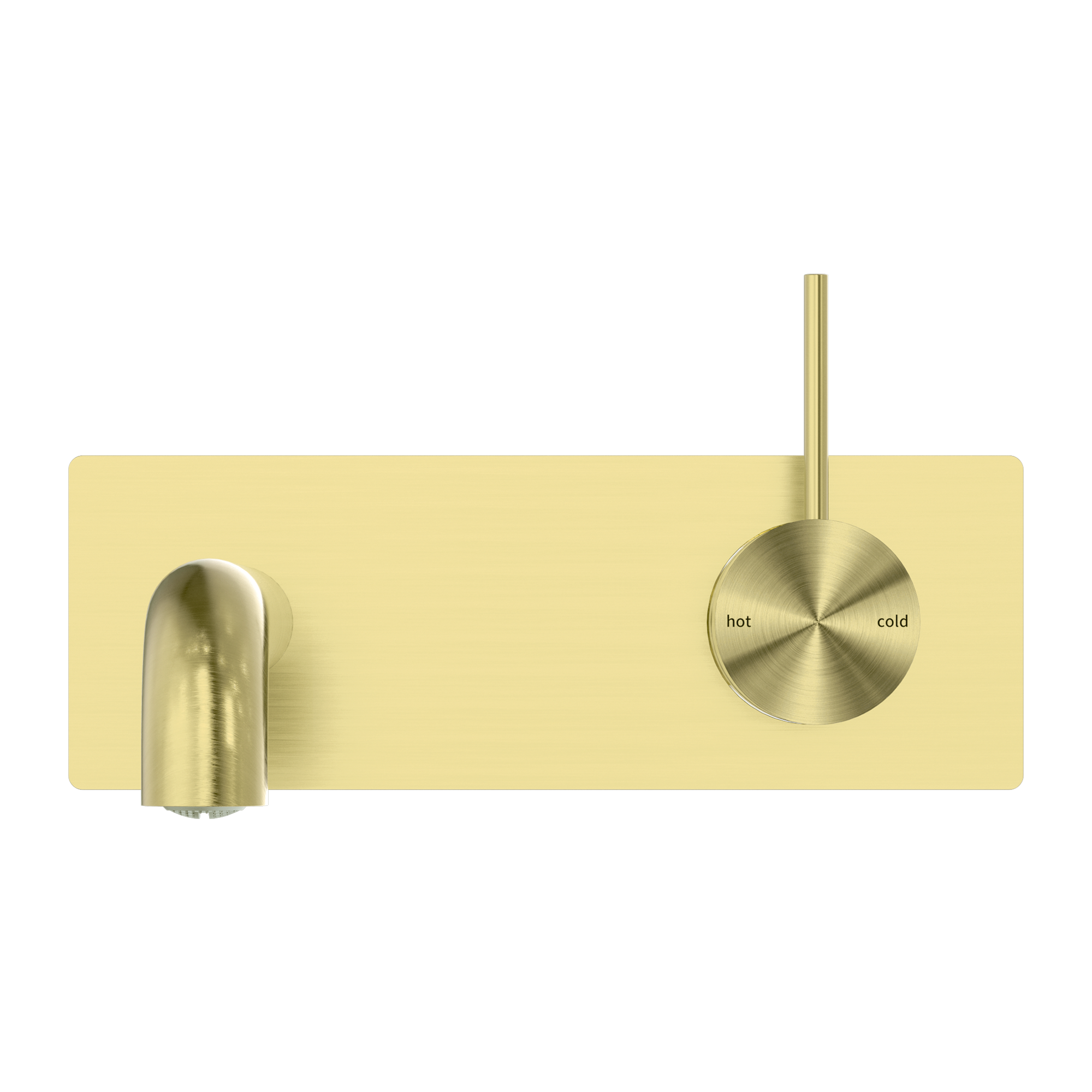 Mecca Wall Basin/bath Mixer Handle Up 160mm