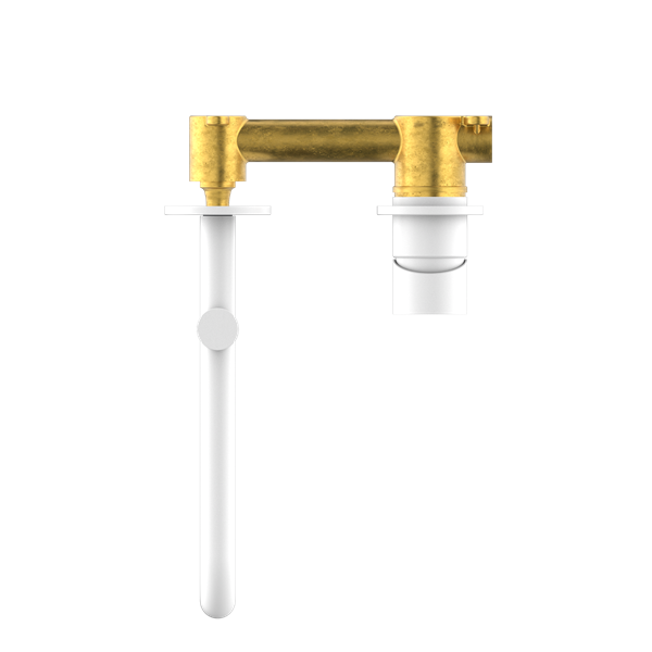 Mecca Wall Basin/bath Mixer Swivel Spout 225mm