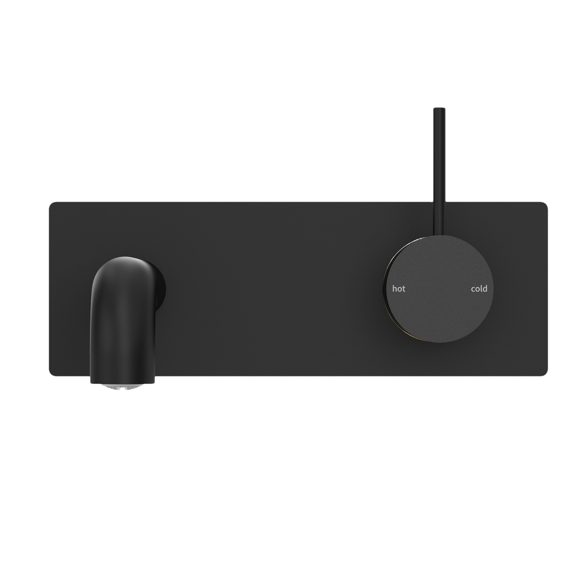 Mecca Wall Basin/bath Mixer Handle Up 185mm