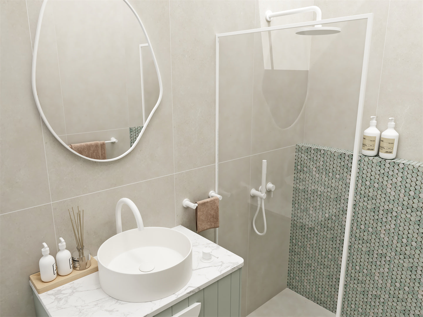 Mecca Shower Mixer Divertor System Separate Back Plate