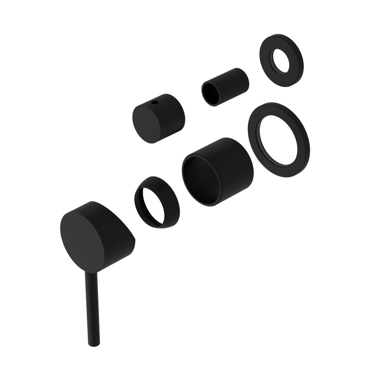 Dolce Shower Mixer With Divertor Separate Back Plate Trim Kits Only