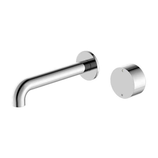 Kara Progressive Wall Basin Set Mixer 160MM Spout