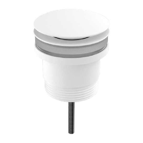 Universal Pop up Waste Matte White