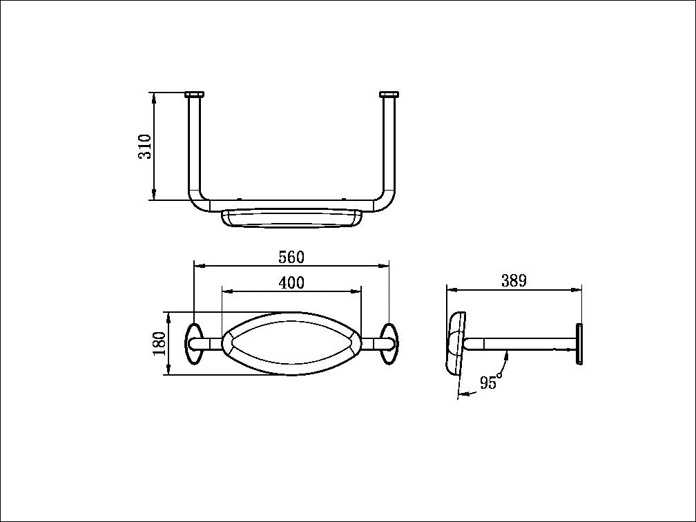 Mecca Care DDA Toilet Backrest