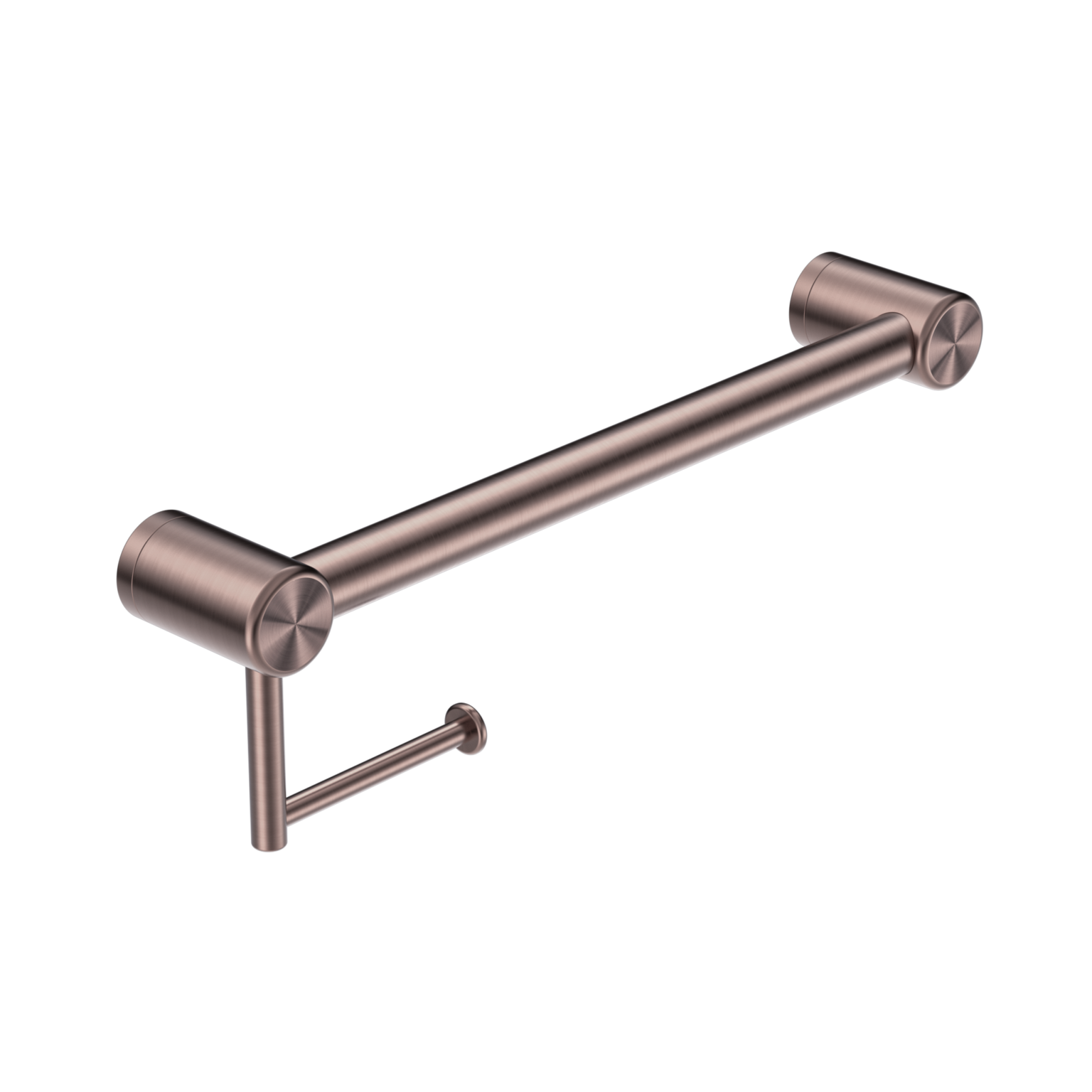 Mecca Care 32mm Grab Rail And Toilet Roll Holder 450mm