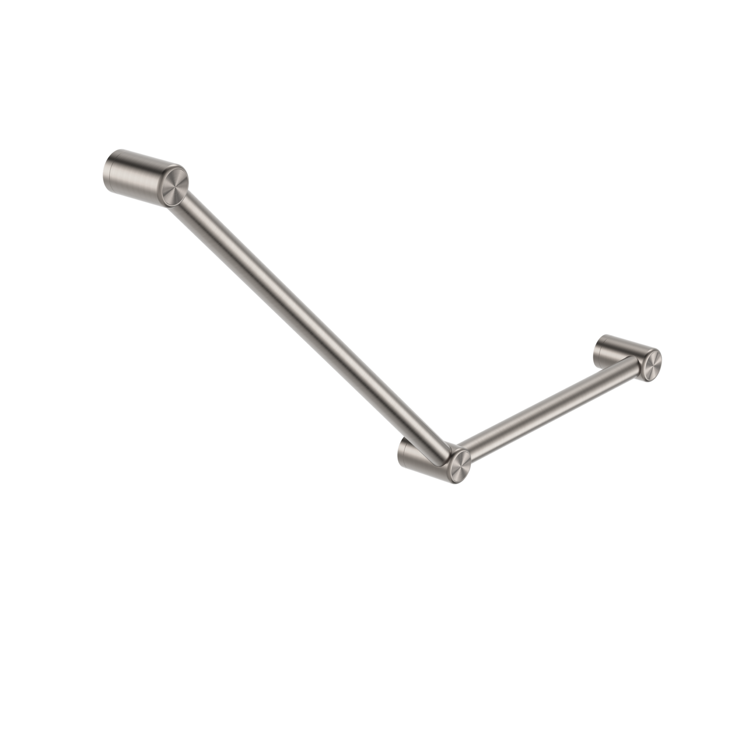Mecca Care 32mm Ambulant Toilet Grab Rail 45 Degree 750 mm x 450mm
