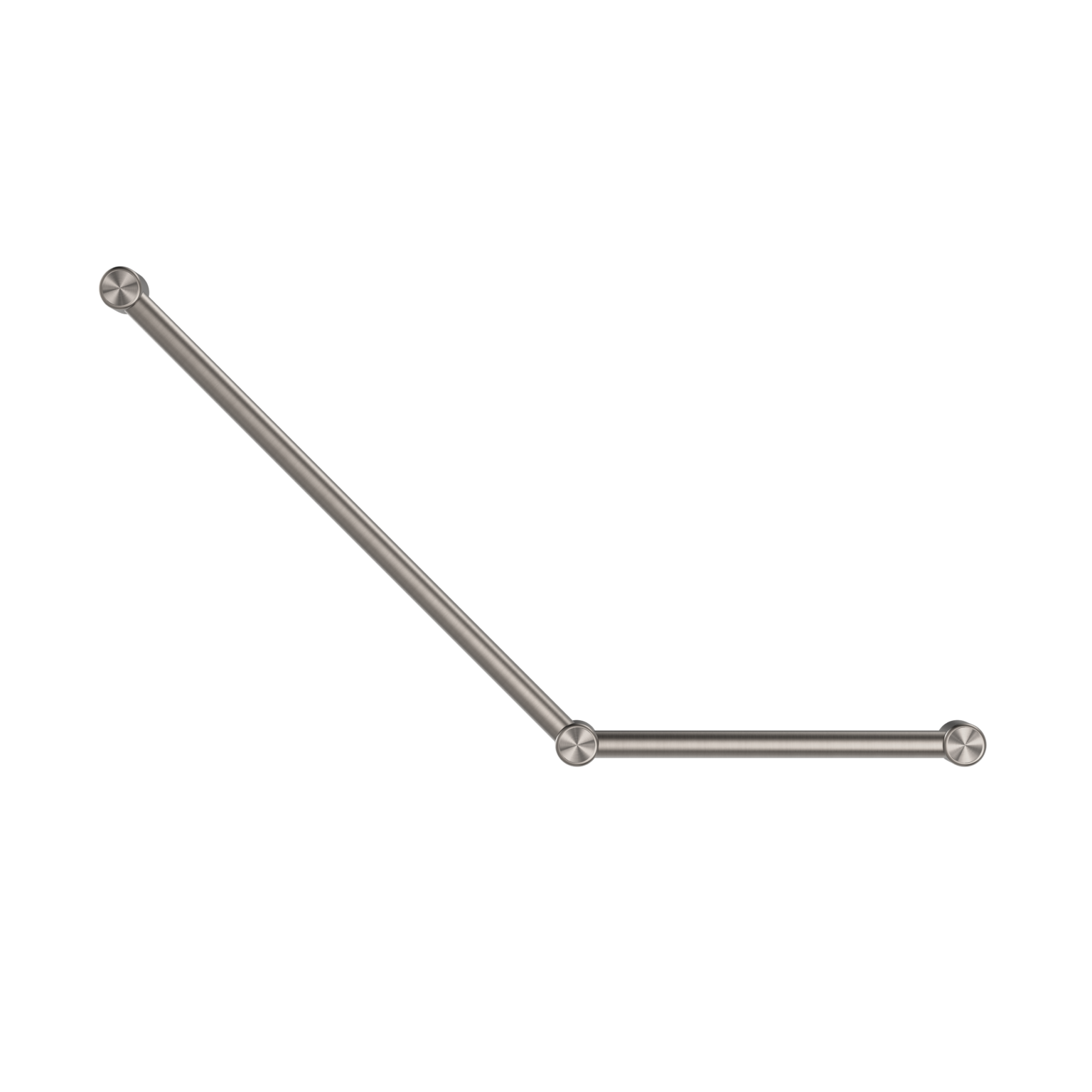 Mecca Care 32mm Ambulant Toilet Grab Rail 45 Degree 750 mm x 450mm