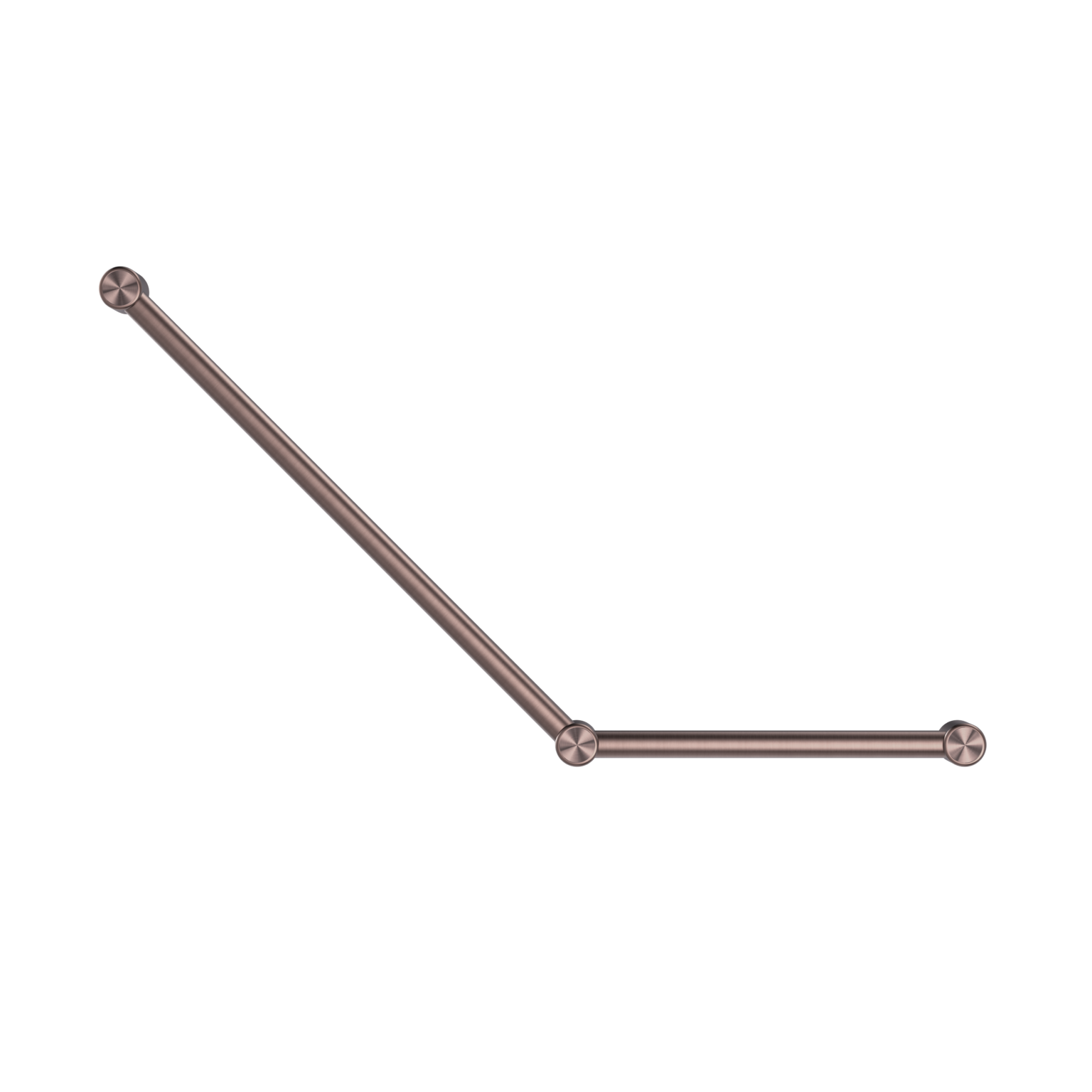 Mecca Care 32mm Ambulant Toilet Grab Rail 45 Degree 750 mm x 450mm