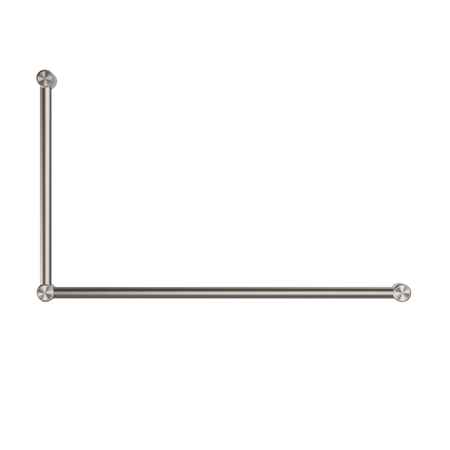 Mecca Care 32mm DDA Toilet Grab Rail Set 90 Degree 600mmx1000mm