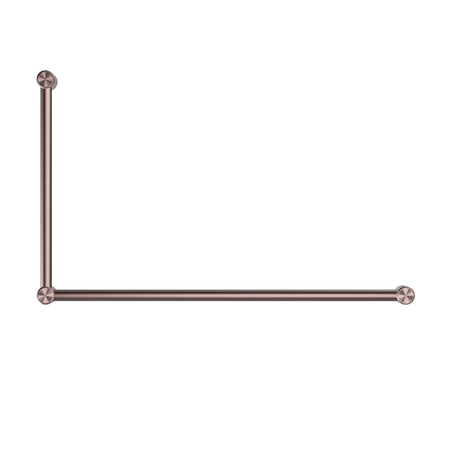 Mecca Care 32mm DDA Toilet Grab Rail Set 90 Degree 600mmx1000mm