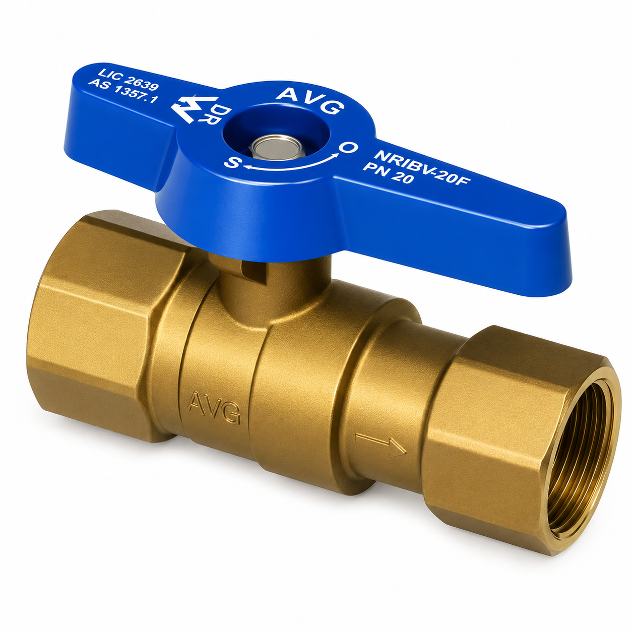 20mm Non-Return Isolating Valve — Female x Female — Lead Free | NRIBV-20F-LF