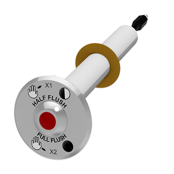 Wallgate Dual Flush Infra-Red Sensor with 4m Cable; to suit Solid Wall (85-190mm Wall)