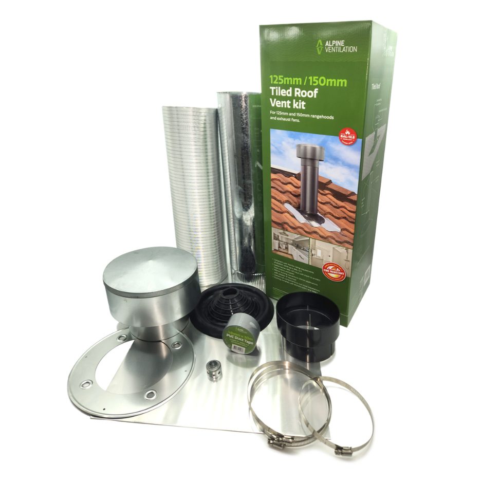 Roof vent kit tiled roof