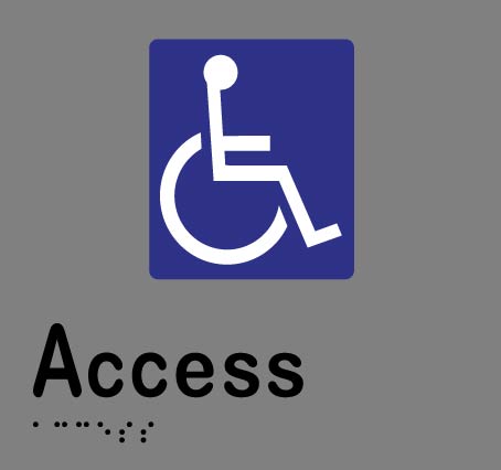 Accessible Access 160mmW x 150mmH