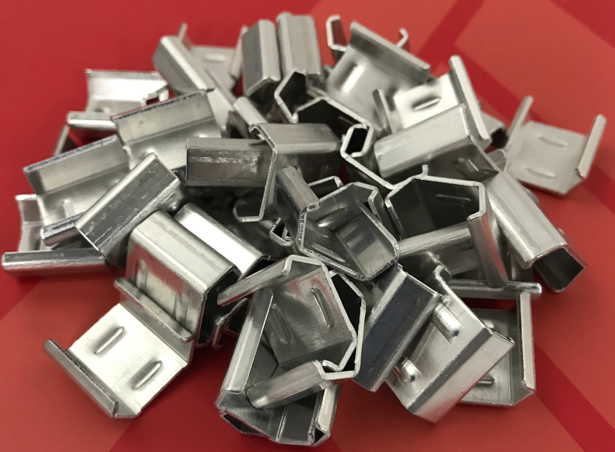 Roof Flashing Retrofit Stainless Steel Clips - 50 Pack
