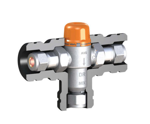 AVG TVA15CHP 15mm (1/2") Solar Rated High Performance Tempering Mixing Valve