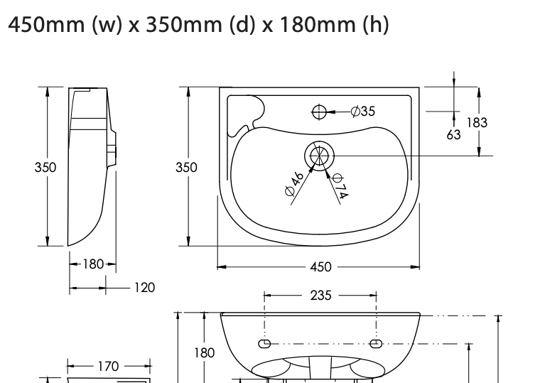 Complete AS1428.1 Compliant Disabled Bathroom & Shower Kit