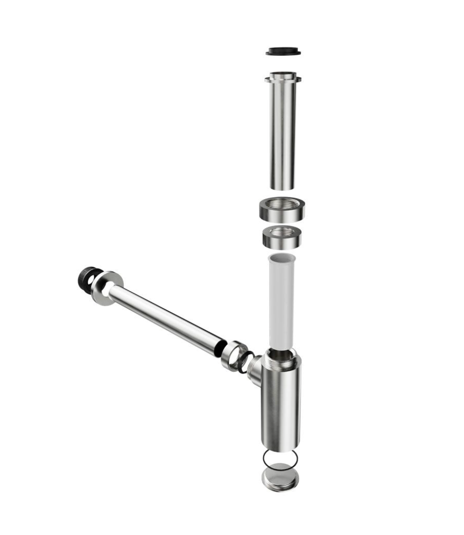 Stainless Steel Adjustable Bottle Trap