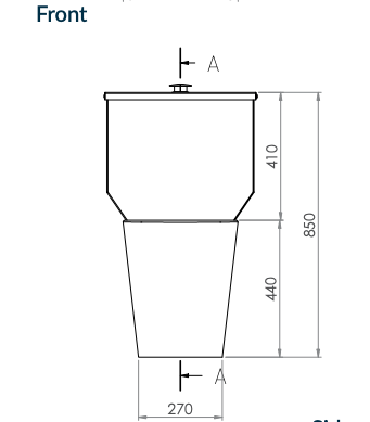 Stainless Steel Disabled Compliant AS1428.1 Commercial Bathroom Kit