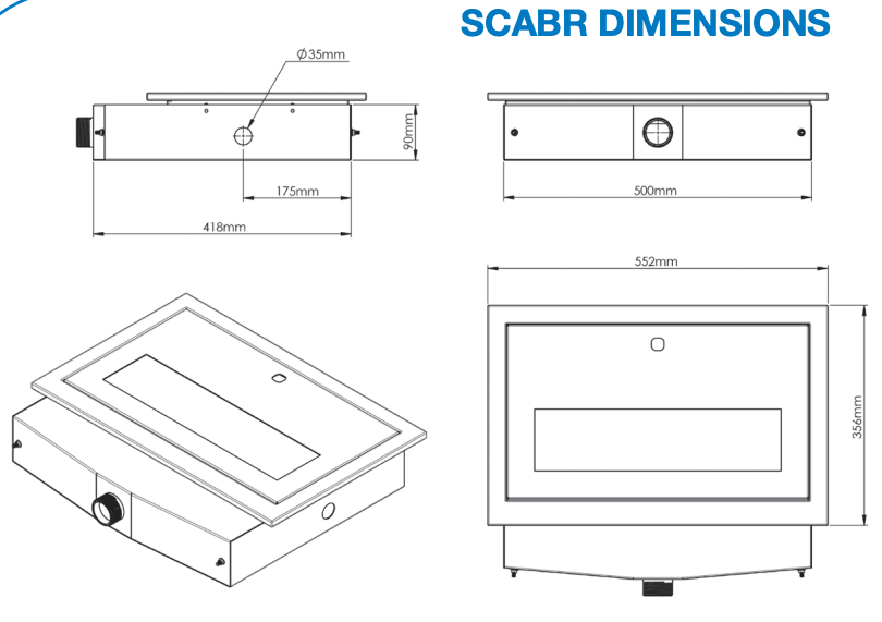 RPZ Single Valve with Stainless Steel Recessed Cabinet - SCABR