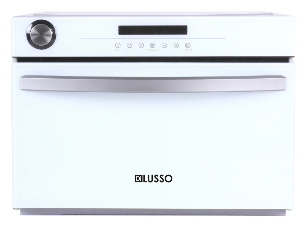 Freestanding Steam Oven - White Glass