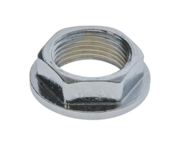 Flanged Back Nut Chrome Plated 15mm