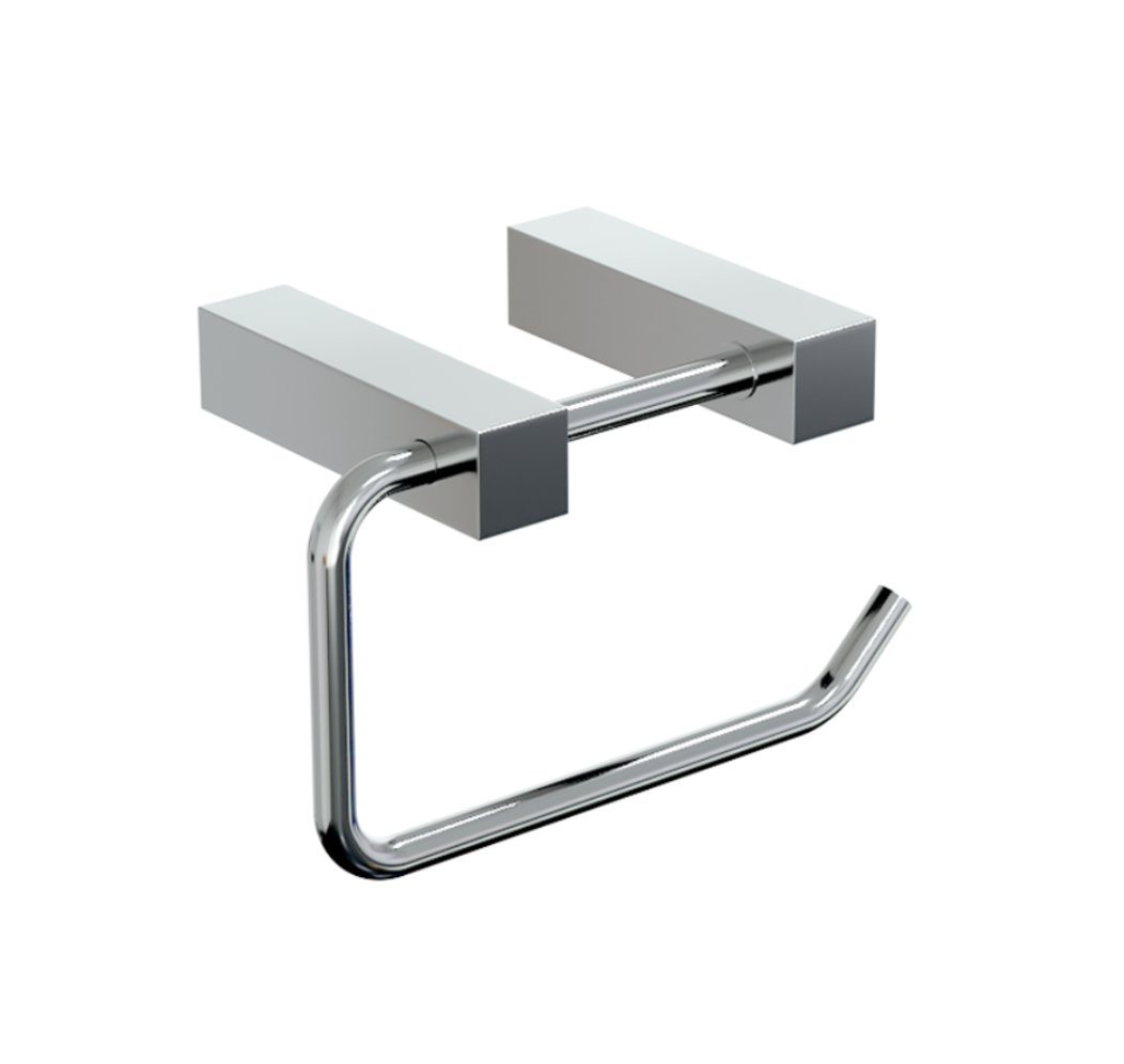 Paterson Single Toilet Roll Holder in Polished Stainless Steel