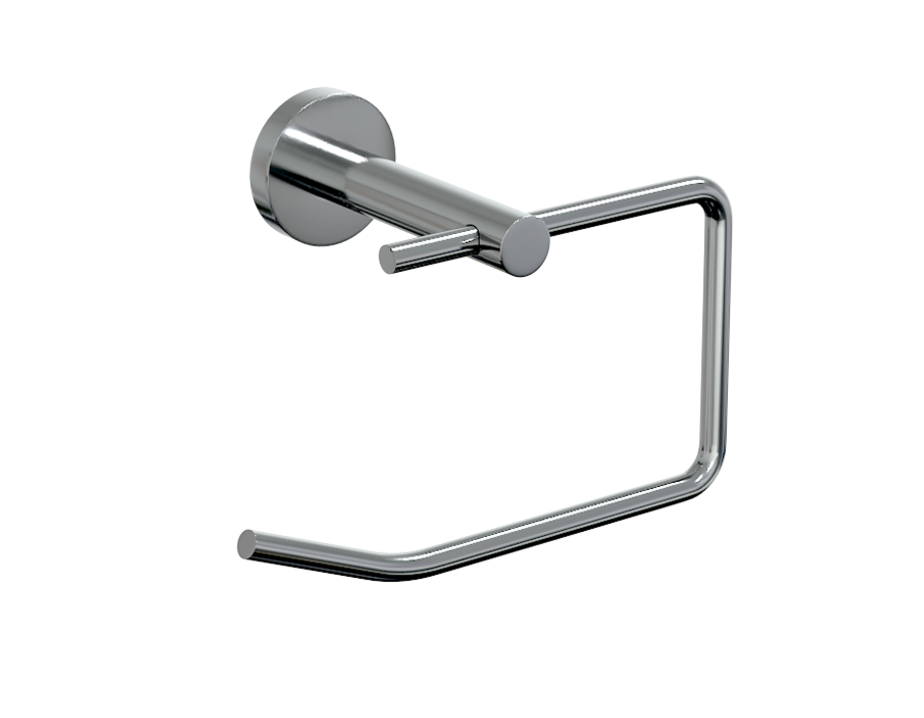 85mm Lachlan Single Toilet Roll Holder in Bright Chrome Plate