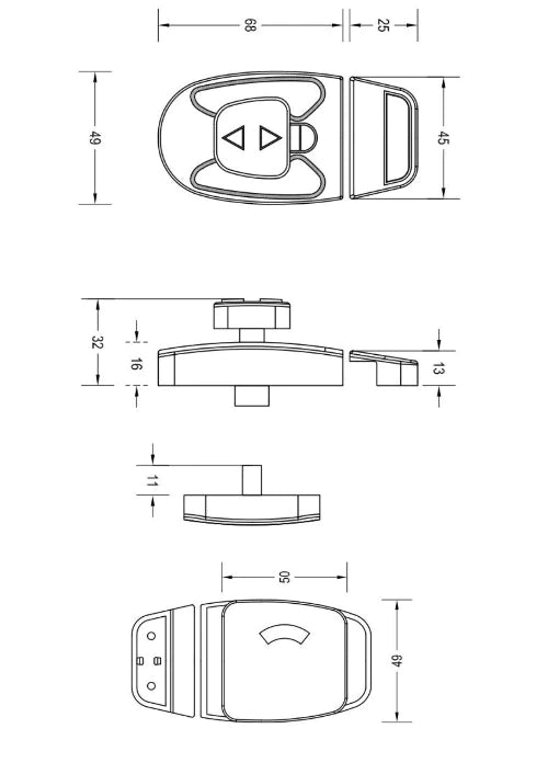 Sera Slide Lock & Indicator Set