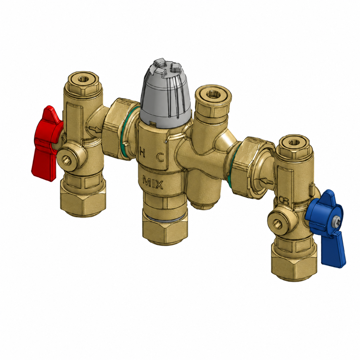RBM T55 Health Series Thermal Flush TMV - Low-Lead WaterMark | Series T55